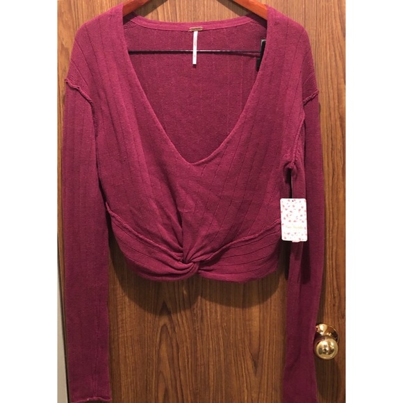 Free People Got Me Twisted Sweater - Picture 1 of 8
